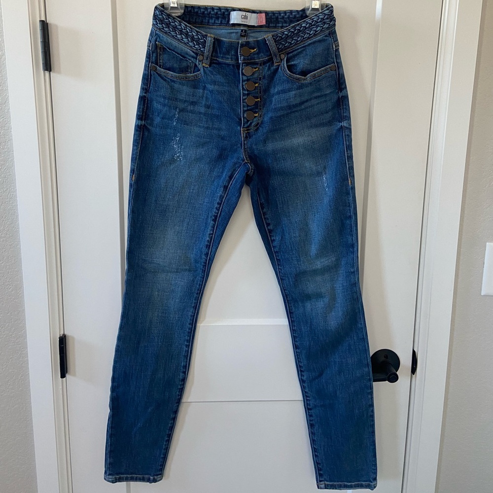 CAbi Button Fly Skinny Jeans